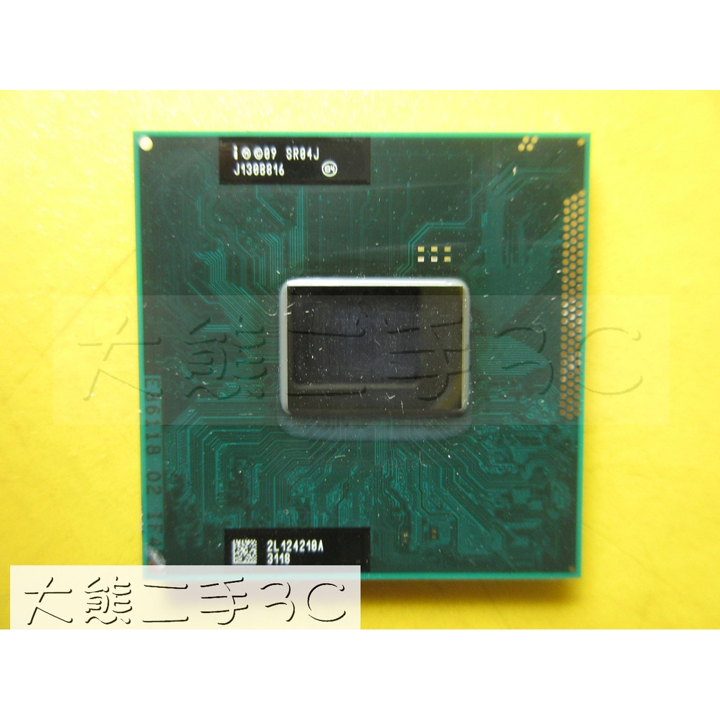 【大熊二手3C】CPU-988B G2 Core i3-2330M 2.20G 3M 5 GT/s SR04J-2C4T