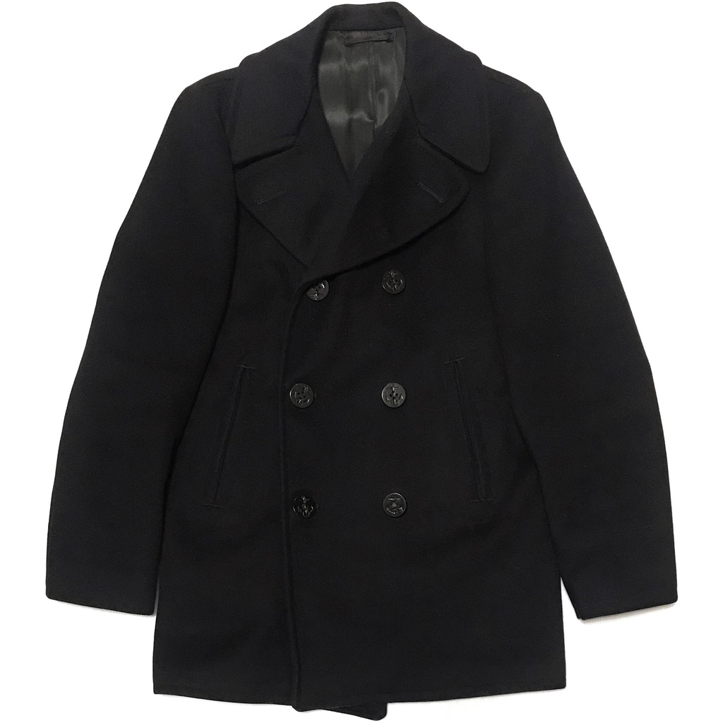 美軍公發 越戰 USN 海軍 PEA COAT 羊毛外套 大衣 SIZE：38