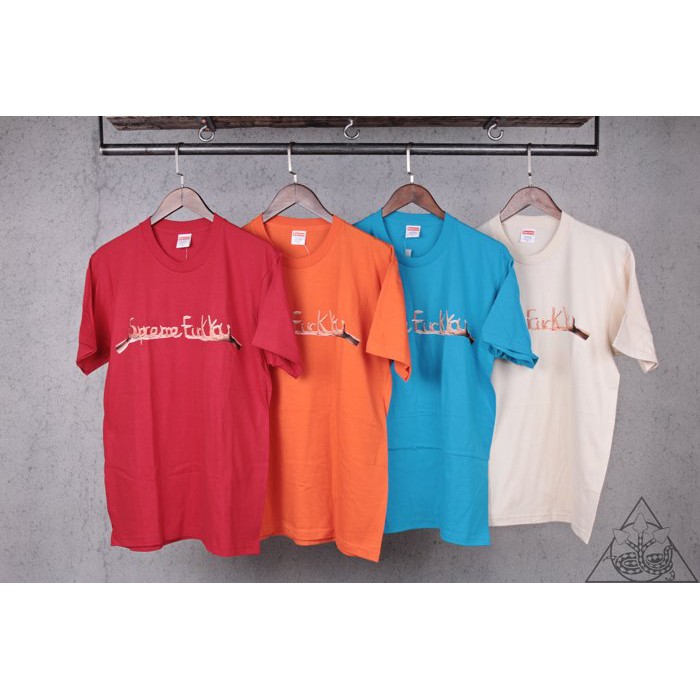【HYDRA】Supreme Fuck You Tee Light 手指 Logo 短T【SUP318】