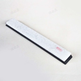 8000目 定角磨刀器專用「天然白寶石油石」磨刀石(加底座)8000番8000目8000# 磨石 砥石．褔椿屋．