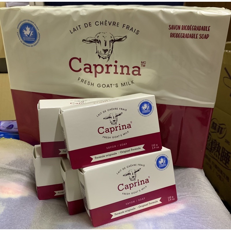 《現貨》肯拿士 Caprina 羊奶香皂 110g/1顆 新效期 好市多代購 羊奶肥皂 加拿大製