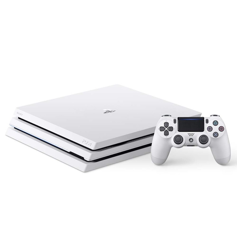 [二手］PS4 Pro 1TB白色 + 兩隻原廠無線把手［高雄面交］