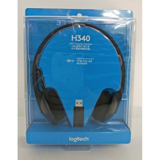 【MR3C】台灣公司貨 含稅附發票 Logitech羅技 H340 USB頭戴式耳機麥克風