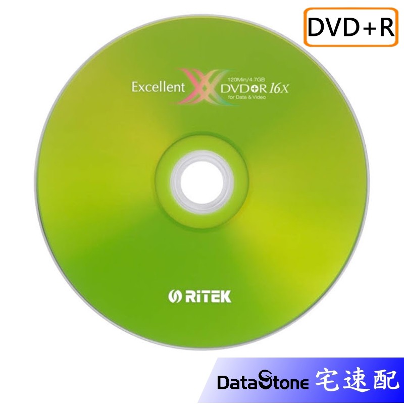 RiTEK 錸德 16x DVD+R 空白光碟片 X版 原廠50片裝
