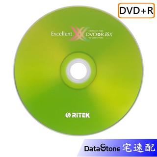 RiTEK 錸德 16x DVD+R 空白光碟片 X版 原廠50片裝