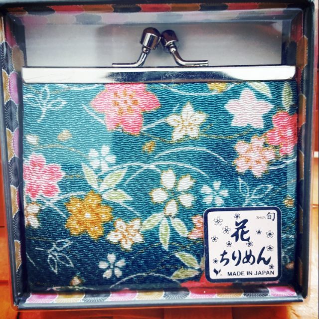 日本帶回日本製京都傳統經典優雅和風小包零錢包口金包
