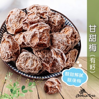 甘甜梅 甜菊梅 話梅 有籽 低鹽 蜜餞 開胃 生津解渴 全素 餅乾樹 cookietree