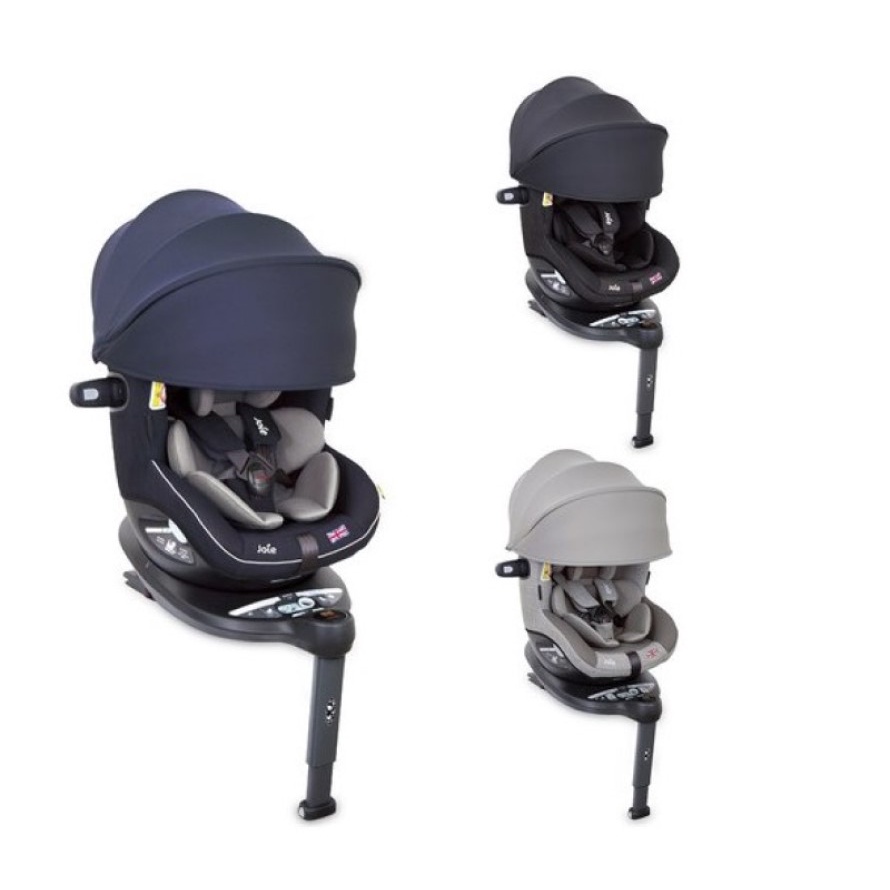 【限量贈 費雪小海馬(粉)(送完止)】【奇哥】Joie i-Spin360 isofix 0-4歲汽座(三色)全罩款｜寶