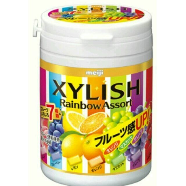 ❤️現貨降！日本明治XYLISH口味糖 綜合水果口香糖