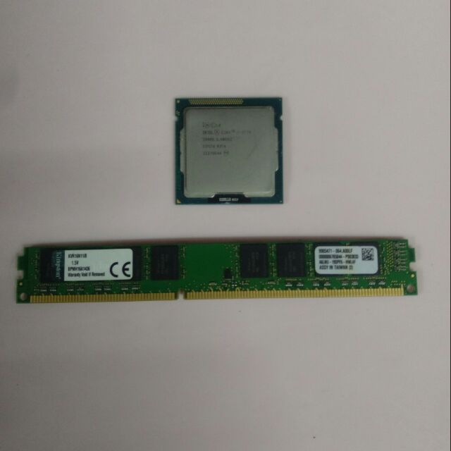 I7-3770 單通道 CPU + 金士頓 DDR3-1600 8G 記憶體