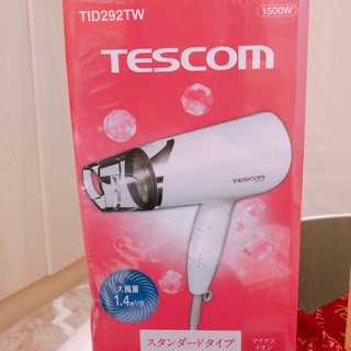 TESCOM TID292TW 大風量負離子吹風機 （白色）