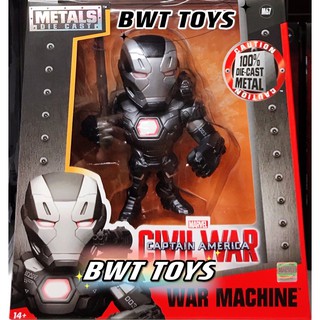 【BWT】JADA Marvel 漫威 6吋 鋼鐵人 戰爭機器 War Machine 合金 公仔 模型