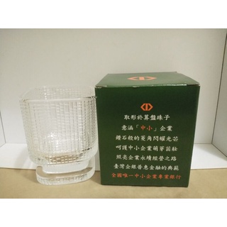 [彰化股東會紀念品拍賣中心] 臺企銀 兩極食器精品杯 300ml 亞美耐熱玻璃