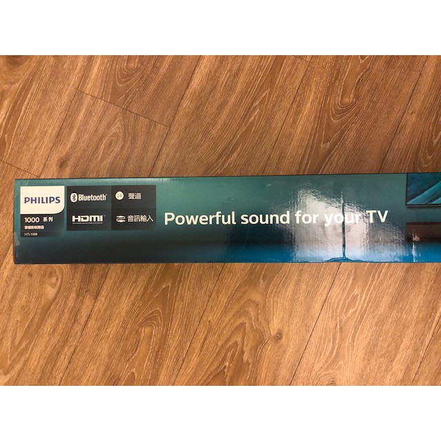 PHILIPS飛利浦 2.0聲道 環繞音響Sound Bar HTL1508/96