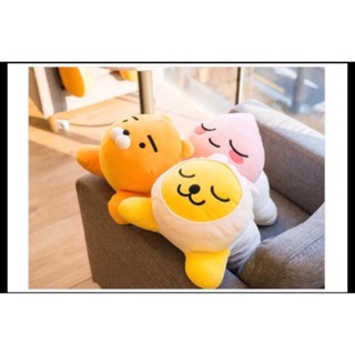 現貨 韓國 Kakao Friends 萊恩 屁桃 中大款 玩偶 娃娃 禮物 午睡抱枕 25x50cm 售完不補