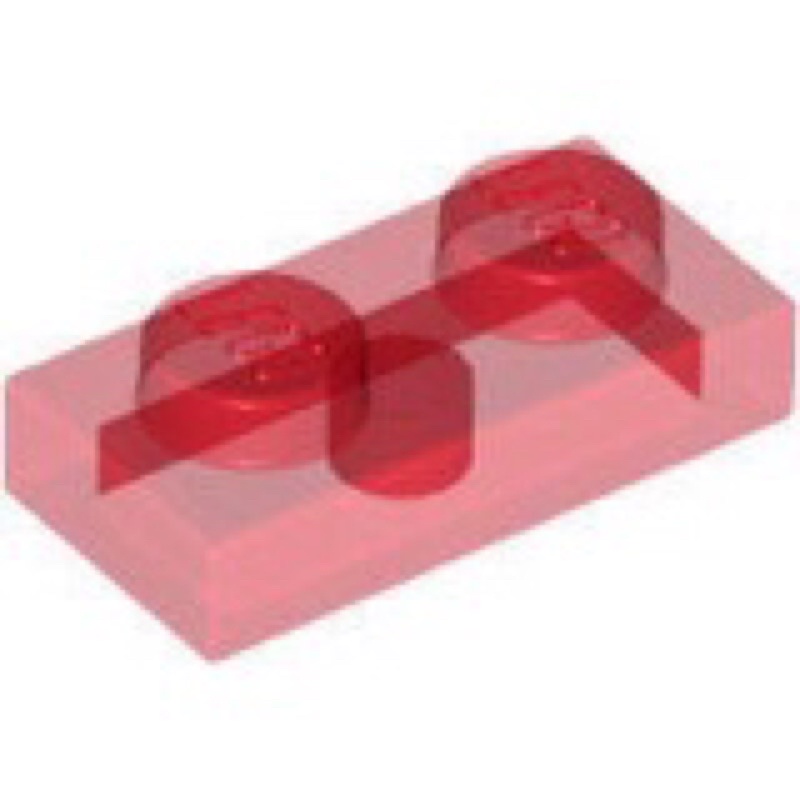 《安納金小站》 樂高 LEGO 透明 黑色 橘色 紅色 藍色 1x2 薄板 薄版 平板 基本磚 零件 3023 6225