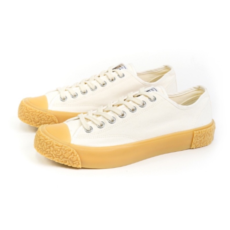 BAKE-SOLE Sable 米白色x黃底帆布鞋 餅乾鞋