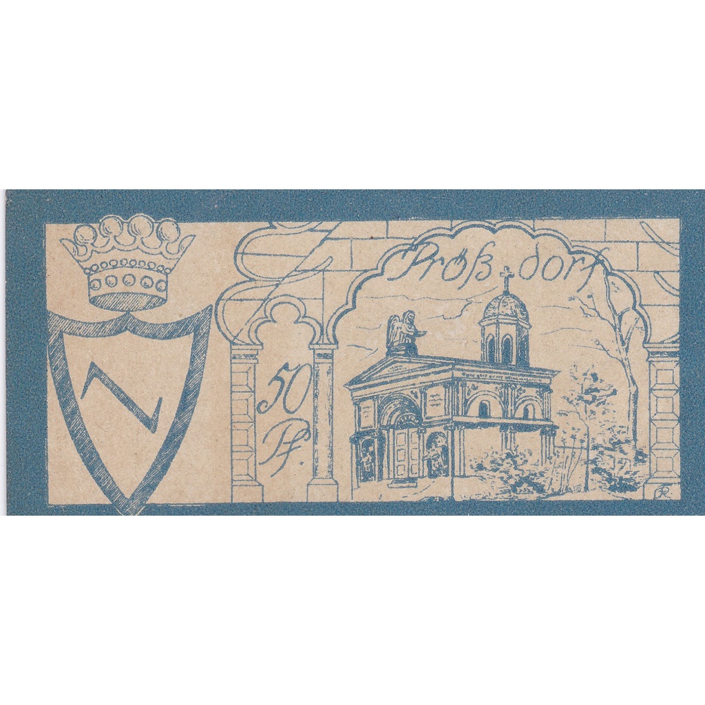 ⚜️銅臭味 西元1922年 一戰德國緊急貨幣 50芬尼  (紙幣紙鈔紀念幣錢幣金幣銀幣銅幣郵票錢幣保護殼紙幣保護袋收納盒