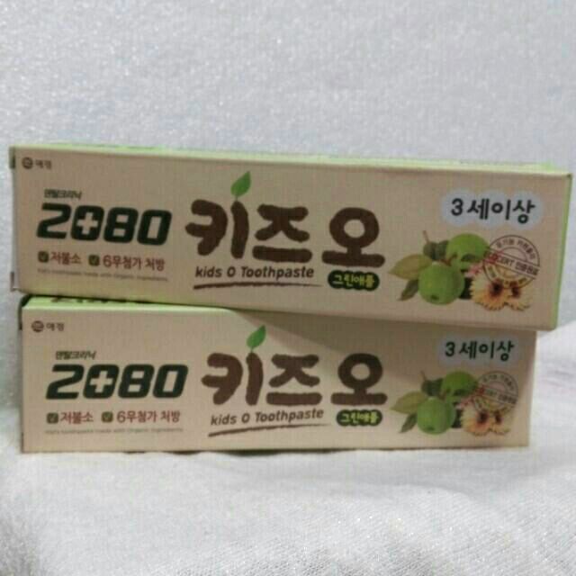韓國2080 有機蘋果兒童牙膏100g
