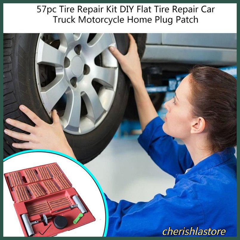 57pcs輪胎修理工具包diy汽車卡車摩托車的輪胎修理工具cherishlastore 蝦皮購物