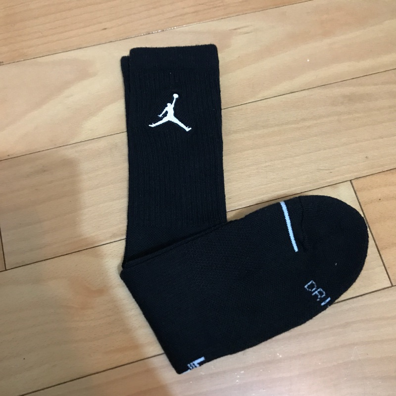 全新 Nike Jordan 籃球襪 長襪 黑色 藍色