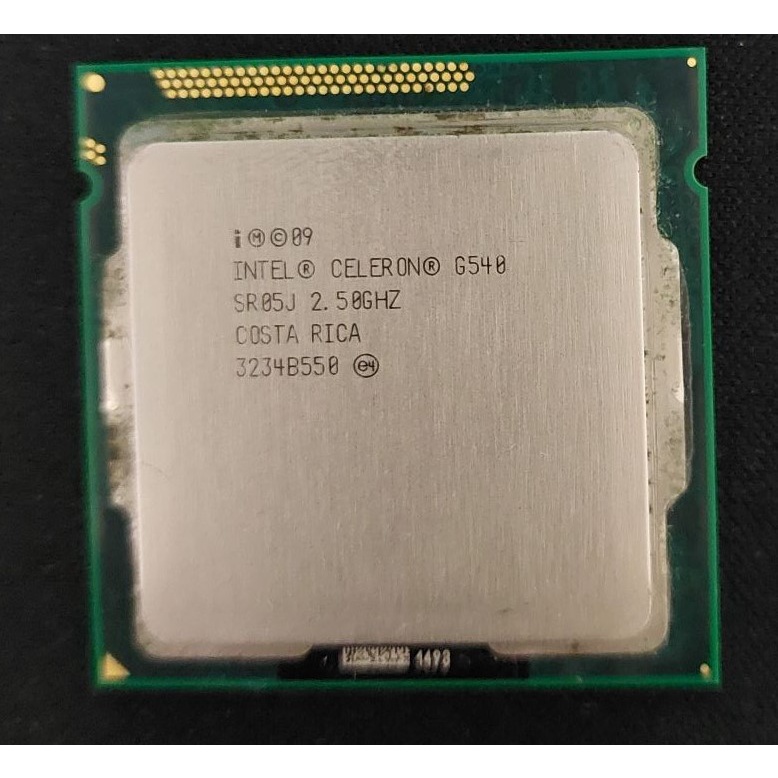 Intel 1155腳位 CPU G540