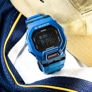 CASIO 卡西歐 G-SHOCK 藍芽 連線方形運動腕錶(GBD-200-2)