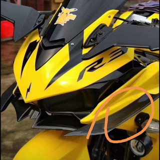 YAMAHA YZF-R3碳纖維紋定風翼風刀