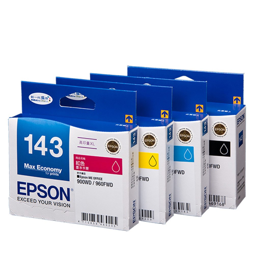 [超級碳粉]含稅 原廠 EPSON T143151 T1431 T143 143 全新原廠墨水匣 900 940