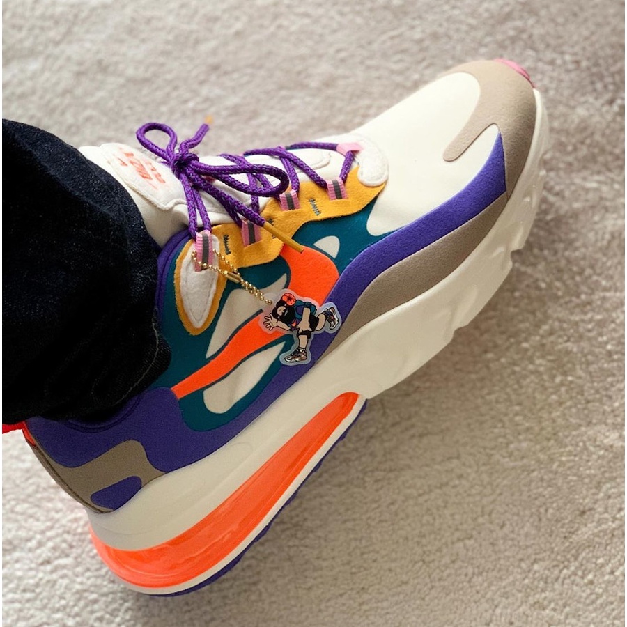 ☆CHIN代購☆Nike Air Max 270 React 彩色 2.0 CU3014-181 紫橘黃 ACG大叔