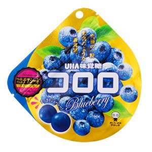 【UHA味覺糖】日本超人氣 コロロKORORO  酷露露果汁 藍莓味軟糖 40g 市價69元