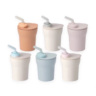 Miniware 天然聚乳酸兒童學習餐具 1-2-3 Sip! 愛喝水水杯組 學習杯 配件(6色)