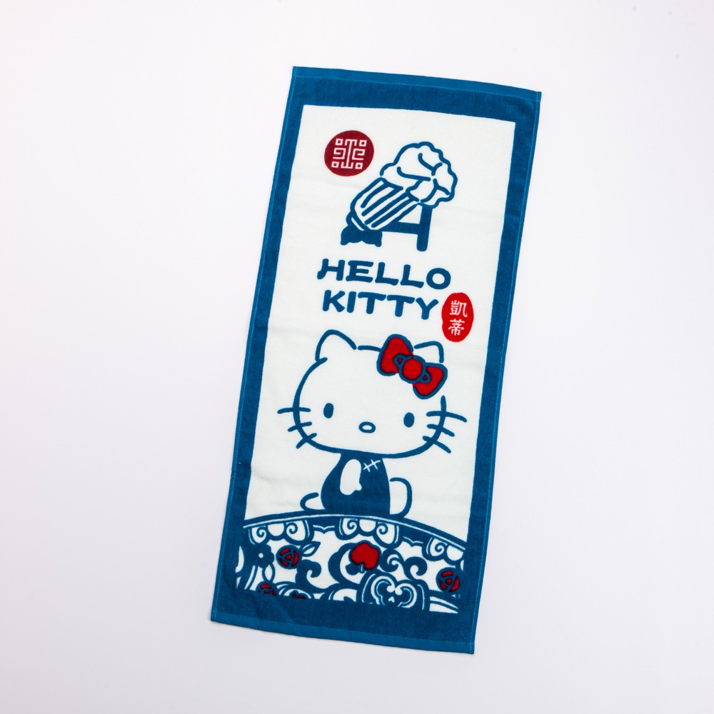 【生活工場】故宮 x Hello Kitty毛巾