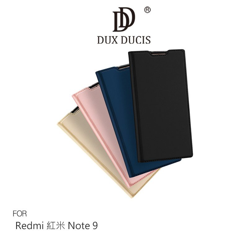 【妮可3C】DUX DUCIS Redmi 紅米 Note 9 SKIN Pro 皮套 插卡 支架 保護套 手機殼