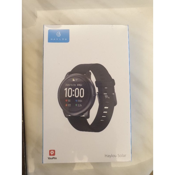[全新] 小米有品 Haylou Solar LS05 智能手錶 繁體版 黑色 贈送保護貼