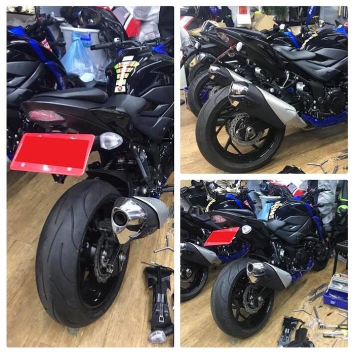 【KSY】 鬍鬚牌 GSXS-750 GSXS750 短牌架 後牌架 大牌架 直上原廠方向燈 MIT