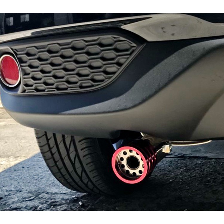 圓夢工廠 Nissan Juke 2015 2016 2017 2018 超質感 金屬改裝霸氣尾管 排氣管 鍍鉻紅圈
