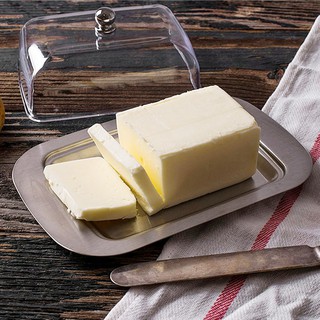 Amy烘焙網:不鏽鋼奶油保存盒/起司奶酪保鮮盒/不鏽鋼帶上蓋保鮮置物盒