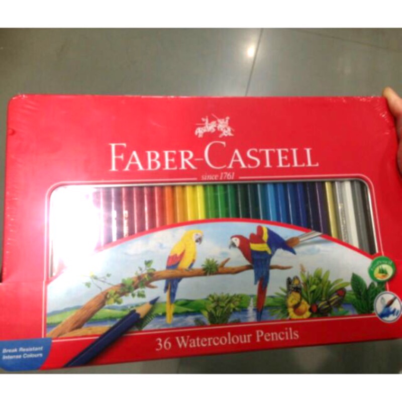 全新德國輝柏 Faber-Castell 水性色鉛筆 36色鐵盒裝
