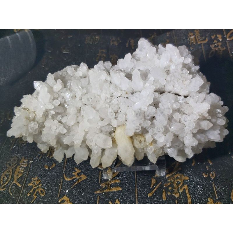 《晶華》 白水晶 原礦 骨幹 晶簇  01H10