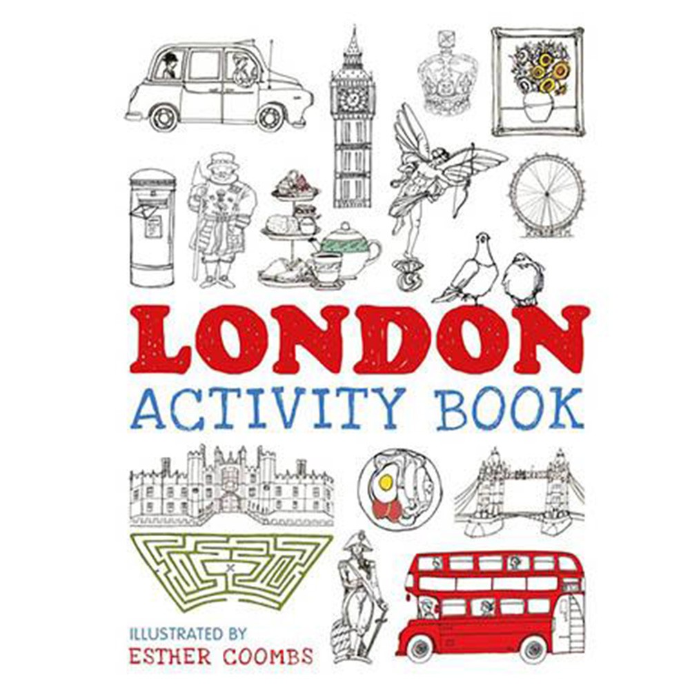 London Activity Book 倫敦創作著色本（外文書）