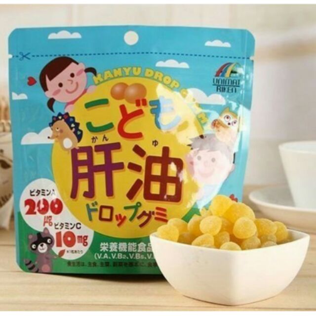 【9/23 中午12:00收單】日本原裝 UNIMAT RIKEN 兒童魚肝油軟糖
