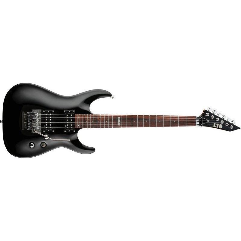 【搖滾玩家樂器】全新 公司貨 ESP LTD MH-50 黑色 電吉他 大搖座
