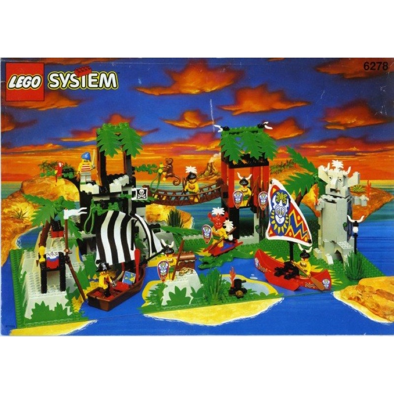 LEGO 6278 經典海盜系列 二手保存佳附彩色說明書