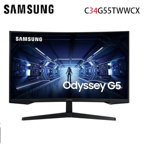 SAMSUNG 三星 C34G55TWWC(私訊可議) 曲面電競螢幕 34型