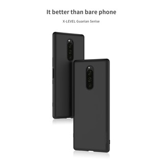 索尼 Xperia 1 外殼豪華超薄軟 TPU 索尼 Xperia XZ4 啞光外殼矽膠保護套