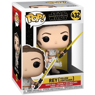 FUNKO POP 432 星際大戰 天行者的崛起 芮 w/黃色光劍 Star Wars 代理版