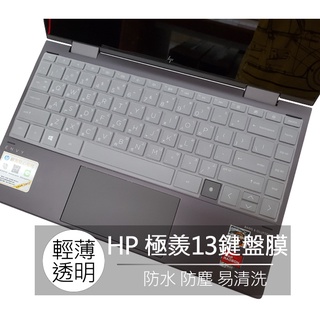 HP ENVY X360 13-ay0538AU 13-ay1022AU TPU 高透 矽膠 鍵盤膜 鍵盤套 鍵盤保護膜