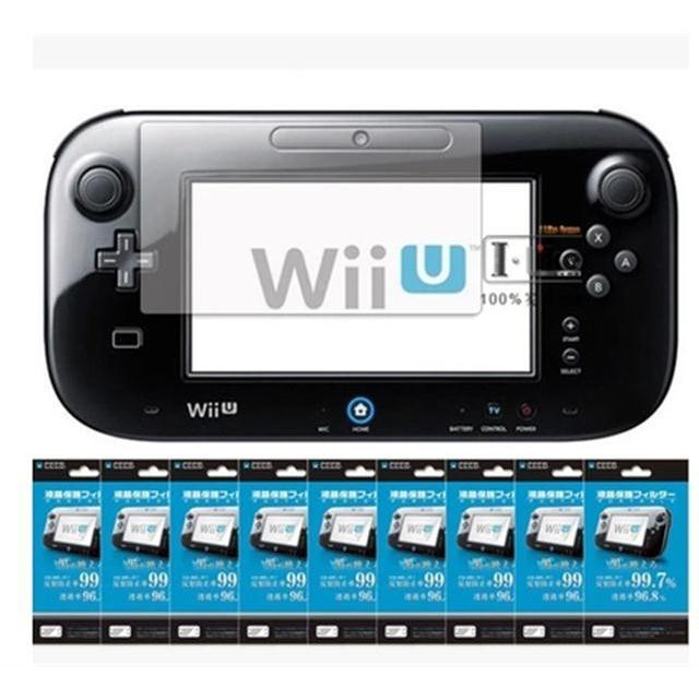 3c音響耳機專營店 Wii U Game Pad保護膜貼膜高清wiiu屏幕保護配件買2送1 蝦皮購物