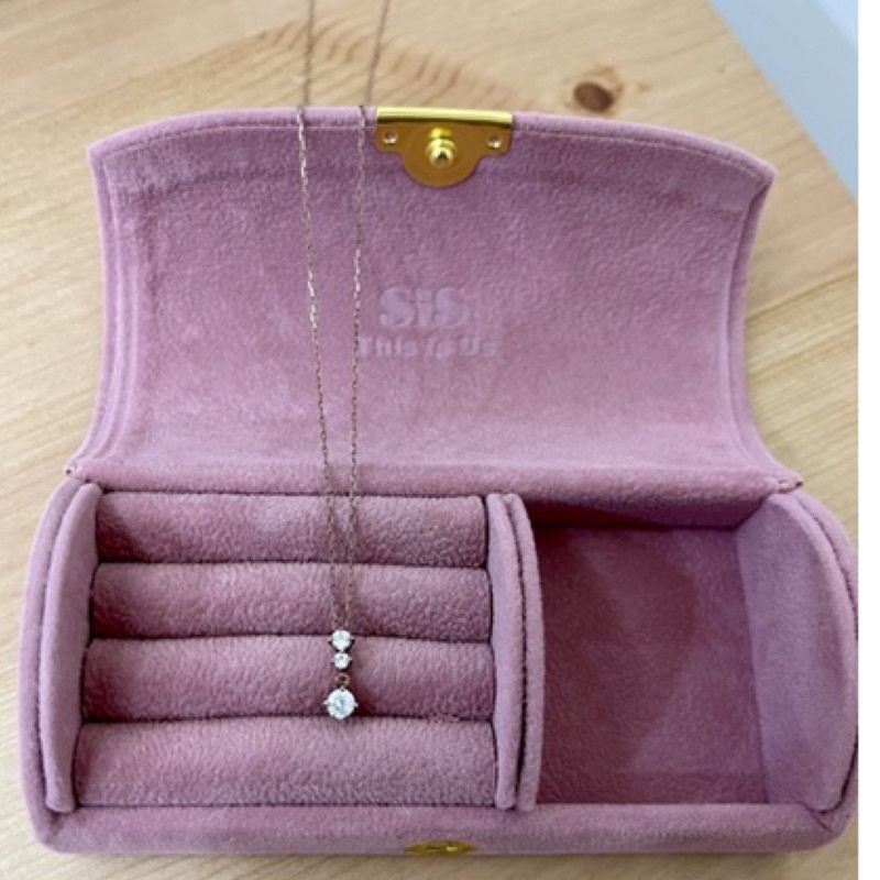 私物賠售💰日本輕珠寶品牌  4度C 💎天然鋯石 古銅金項鍊 精品首飾